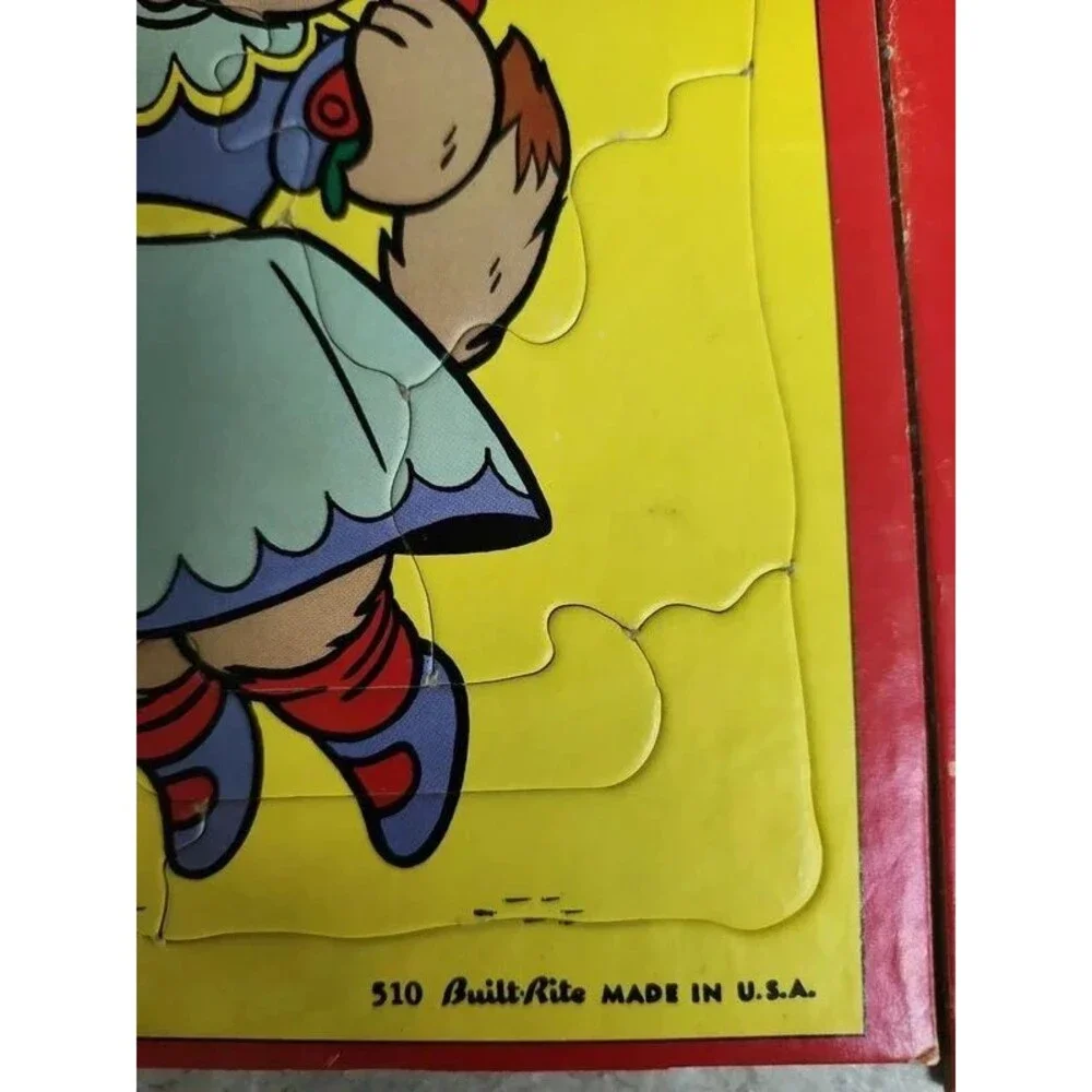 Vintage kids puzzles  set of 3